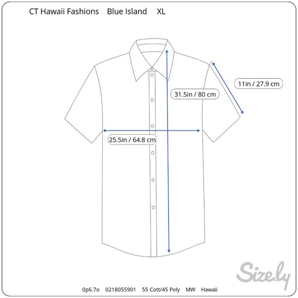 CT Hawaii Fashions Blue Vintage Island King Kamehameha Vacation Shirt XL - Picture 10 of 10